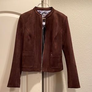 Tommy Hilfiger suede jacket Womens size 4